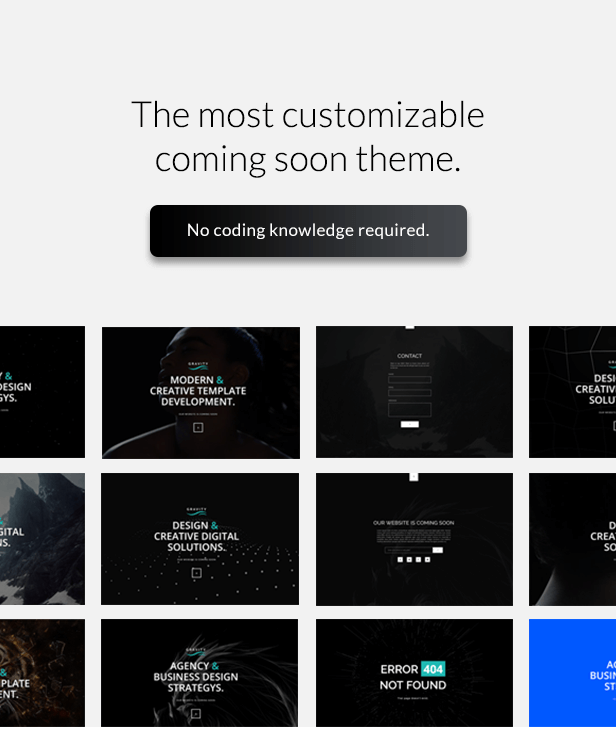 Gravity // Multi-Purpose Coming Soon Theme - 1