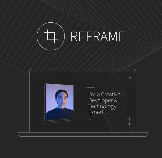 Reframe - Personal One Page Portfolio HTML Template - 2